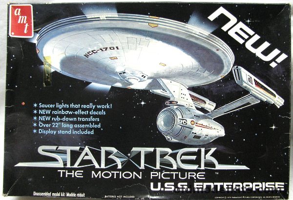 AMT Star Trek The Motion Picture USS Enterprise with Lights, S970 plastic model kit